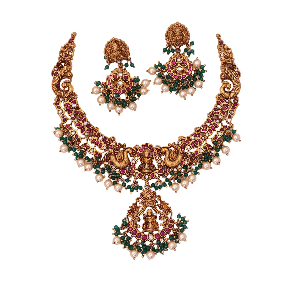 3D Laxmi Necklace