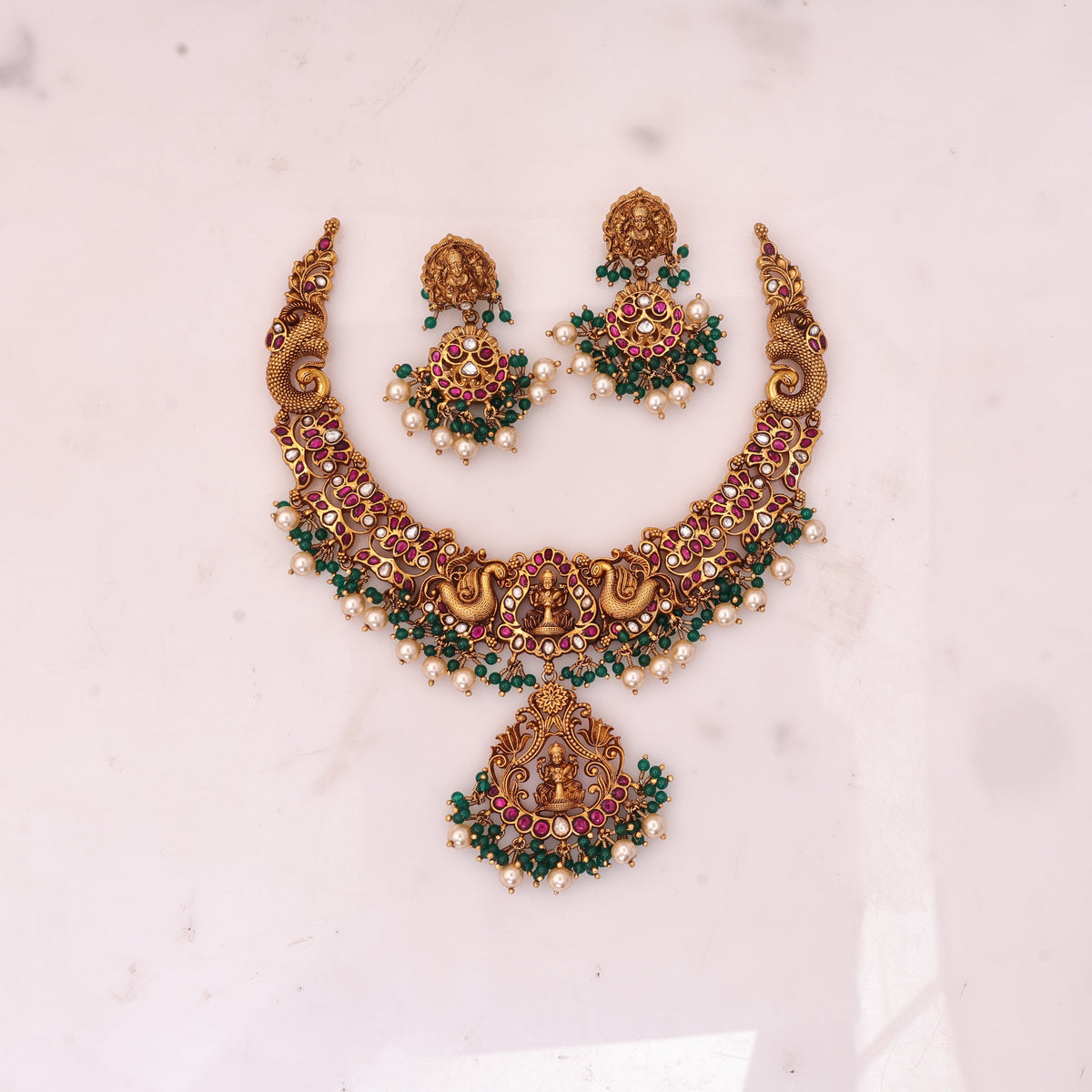 3D Laxmi Necklace