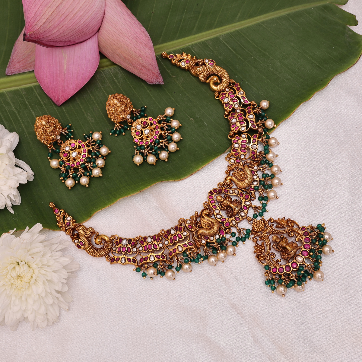 3D Laxmi Necklace